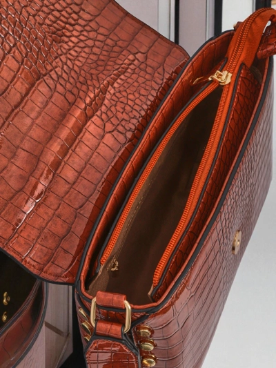 Royalfashion Лакированная маленькая женская сумочка из экокожи Velia Crest