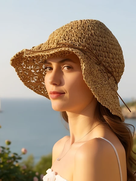 Royalfashion Sieviešu salmu cepure Whisper Bow