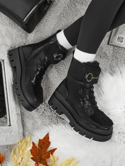 Women's Safil Worker Boots with Fur