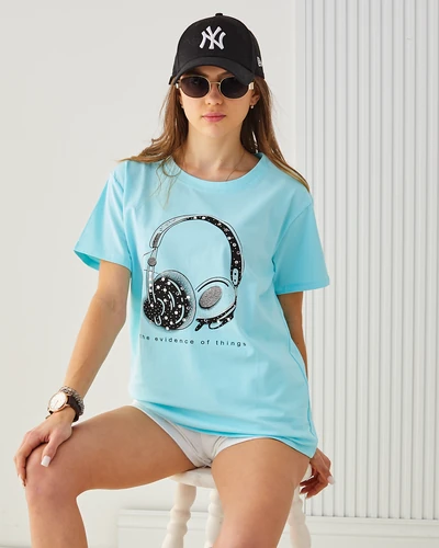 Royalfashion Women's Cotton T-Shirt with Print