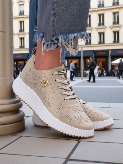 Royalfashion Женские спортивные перфорированные кеды Tobin