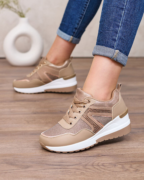 Royalfashion Women's sporty sneakers on a platform Lacyrllia