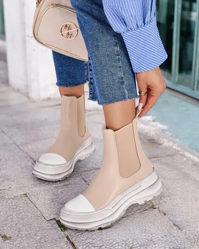 Royalfashion Women's Slip-on Boots Anerr