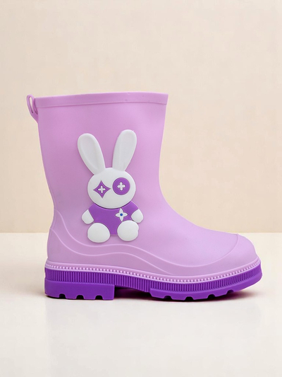 Royalfashion Children's Rain Boots with Bunny Splash