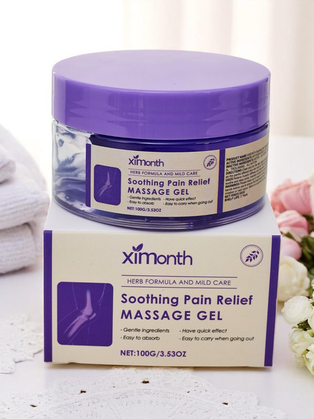 Dabīgais masāžas gels sāpju nomierināšanai