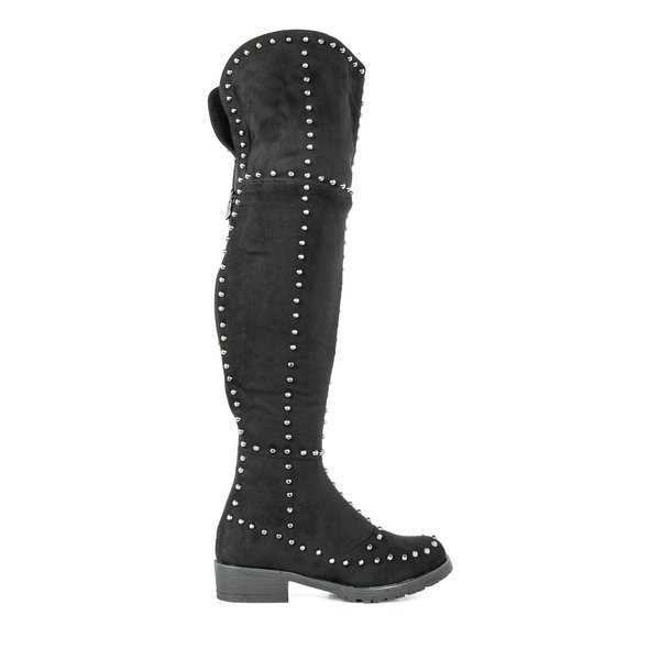 Flat boots with Magus studs - Footwear