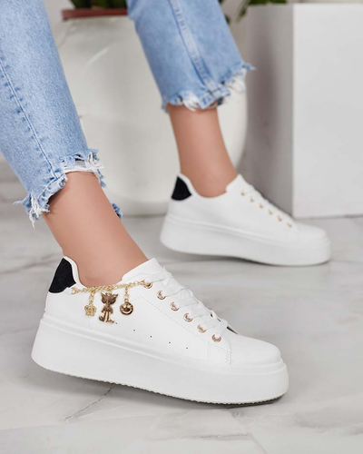 Royalfashion Women's sporty sneakers with Gonemi embellishment
