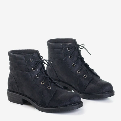 Black women's bags with decorative abrasions Tusyon - Shoes