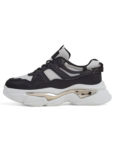 Royalfashion Women's sneakers on thicker sole Lesalli
