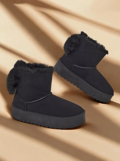 Royalfashion Women's boots a'la snow boots in black Goroggo