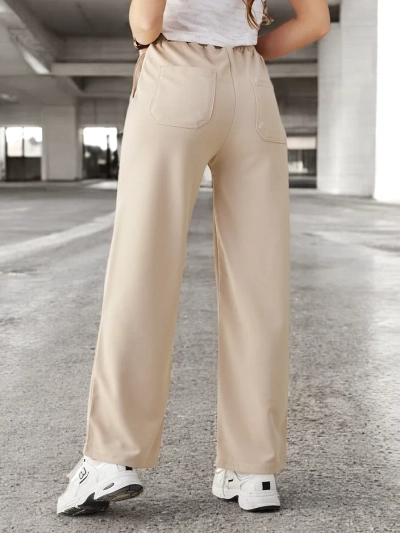 Royalfashion Vienkāršas sieviešu bikses ar auklītēm