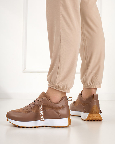 OUTLET Brown women's sports shoes Arika - Footwear