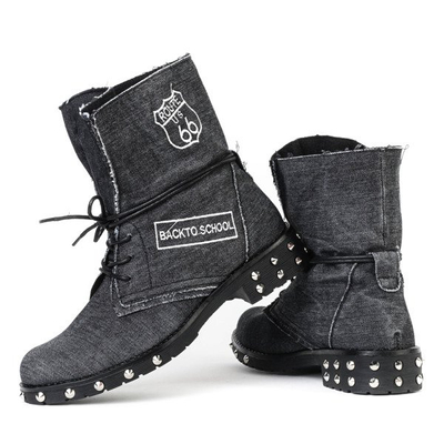 Denim black denim bags - Footwear 1