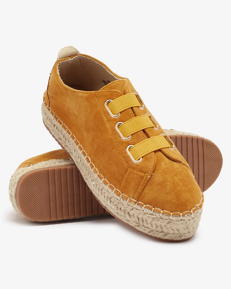 Mustard women's sports sneakers Alener - Footwear