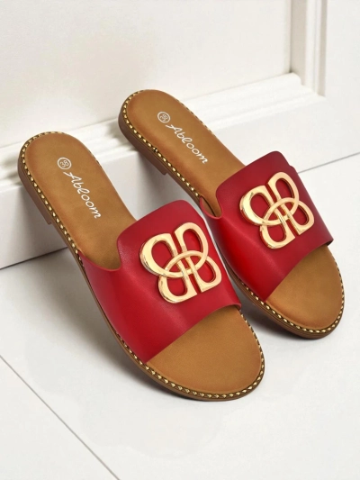 Royalfashion Women's flat sole slippers Heraklia