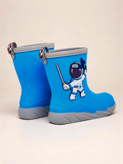 Royalfashion Children’s rain boots with cosmonaut Cosmos Boy