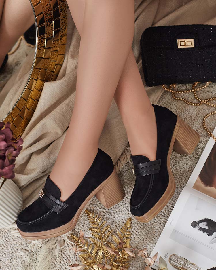 Royalfashion Sieviešu mokasīni uz staba Lemaneg