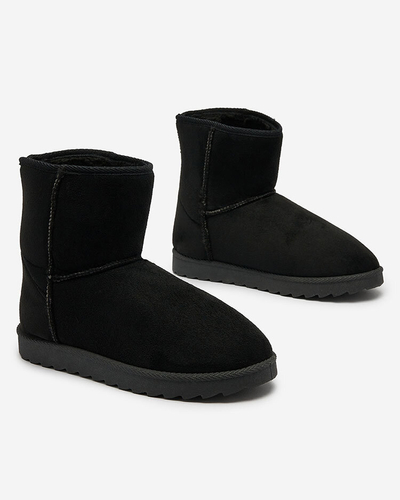 Royalfashion Женские сапоги a'la snow boots черного цвета Aener