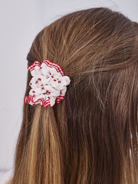 Royalfashion 2 matu gumiju komplekts ar apdruku Duettia