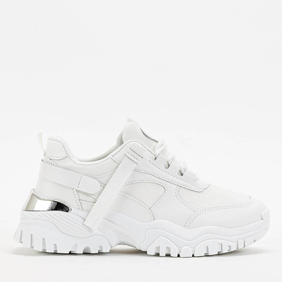 OUTLET Sieviešu sporta apavu kedas ecru tonī Itega - Apavi