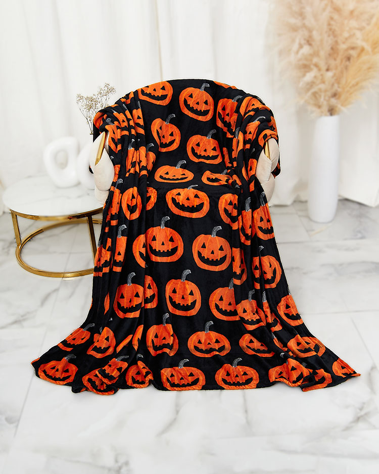 Royalfashion Покрывало на Хэллоуин в тыквах 160x200