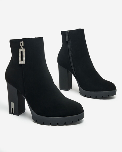 Royalfashion Sieviešu zābaki Beroleda Decorated Stiletto Boots