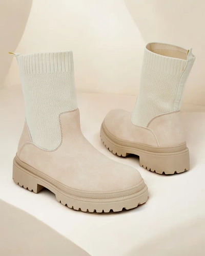 Royalfashion Women's Slip-On Ankle Boots Dorino