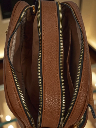 Small women's eco-leather handbag Avenne