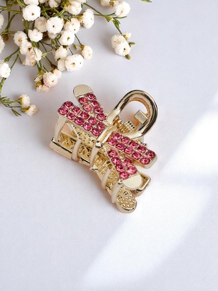 Royalfashion Matu sprādze ar rhinestones Zelta sprādze