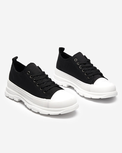 OUTLET Black women's sports sneakers Duami- Footwear