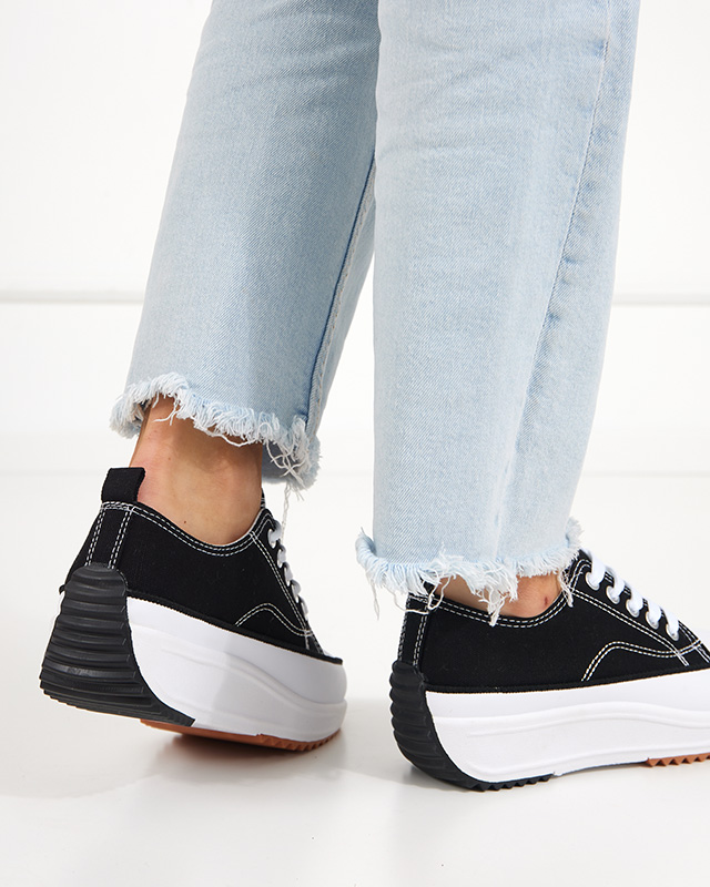 Black Women's Platform Trainers Trenicso - Footwear