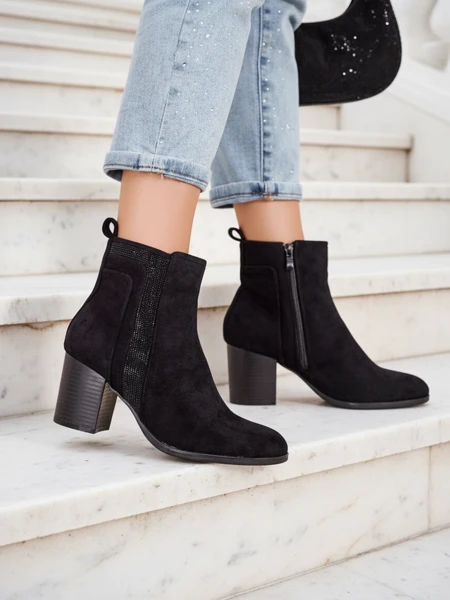 Royalfashion Women's heeled ankle boots Venotto