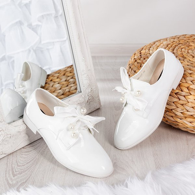 White shoes made of patent eco-leather Utah - Footwear