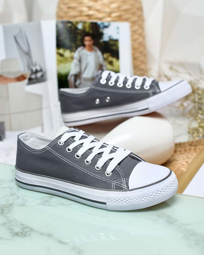 Royalfashion Women's Classic Lace-up Sneakers Ogisea