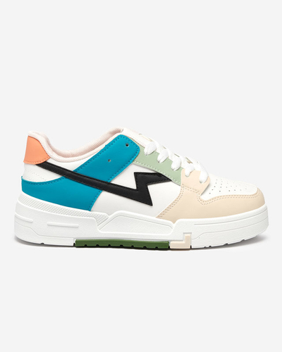 OUTLET Женские кроссовки Tremsi бежево-синего цвета - Обувь