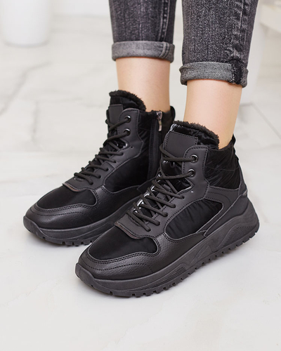 Royalfashion Insulated women's sneakers with fur Retodaf