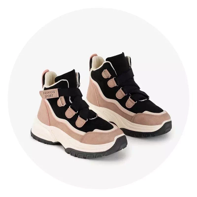 OUTLET Filippa pink insulated women's sports shoes - Footwear