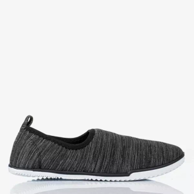 OUTLET Black women's slip-on sneakers Julieta - Footwear
