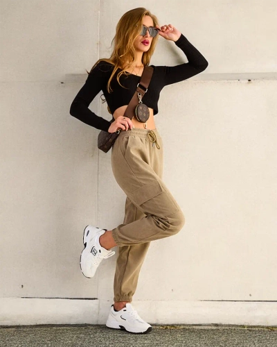 Royalfashion Women's fabric combat pants