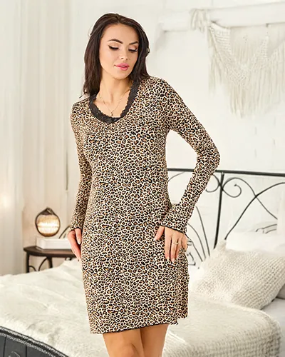 Royalfashion Nightshirt with panther print