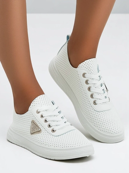 Royalfashion Lace-up women's sporty shoes with a print Fennie