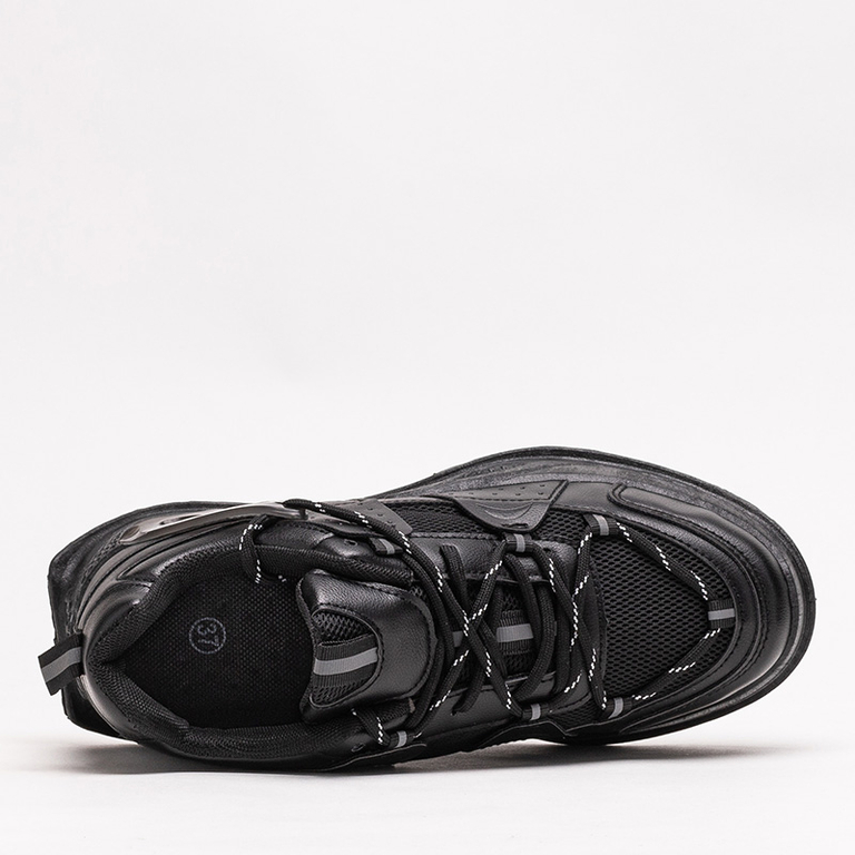 Black Toshian women's sports sneakers - Footwear