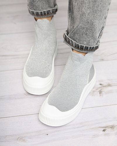 Silver Women's Bejoko Sneakers - Footwear