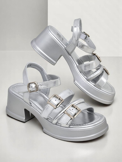 Royal Fashion Women's Low Block Heel Sandals Otteze