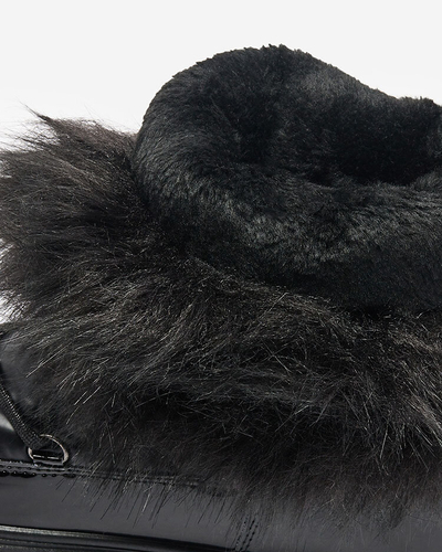 Royalfashion Ботинки на шнуровке a'la snow boots with fur Heccti