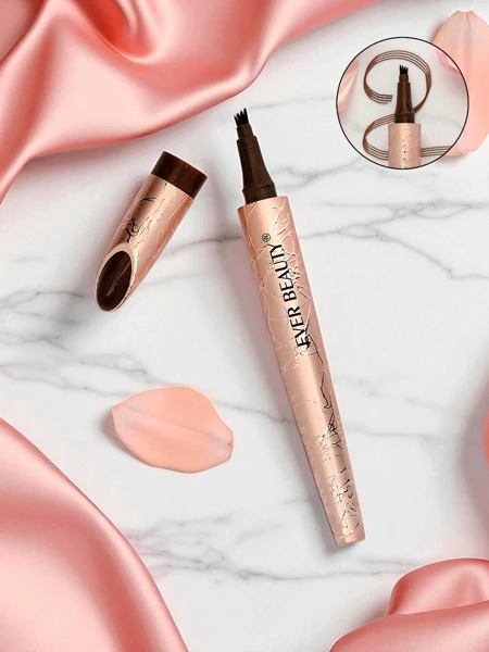 Ever Beauty Precise Brow Pen Vidēji brūns 24H