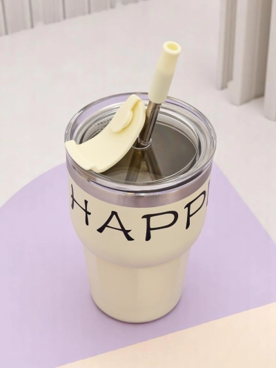 Royalfashion Termiskā krūze ar salmiņu Skaista