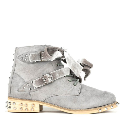 Gray Millerro studded bags - Shoes 1