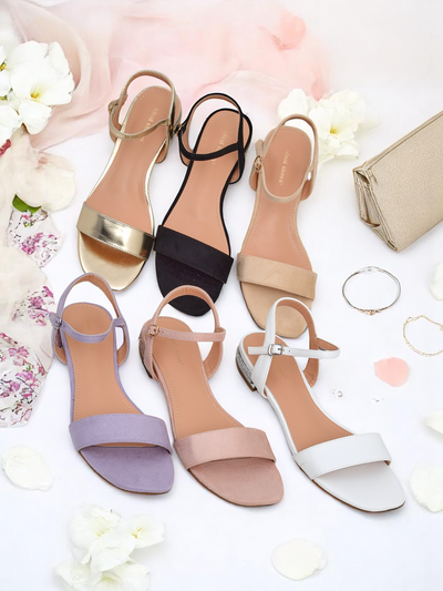 Royalfashion Women's sandals on a flat sole Aronies