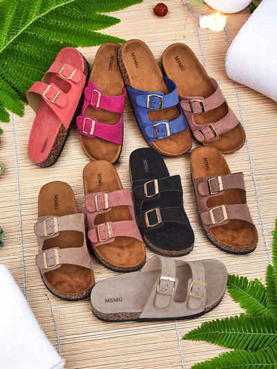 Royalfashion Sieviešu čības ar sprādzēm Foumy